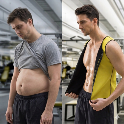 Chaleco deportivo con efecto sauna para hombre y mujer