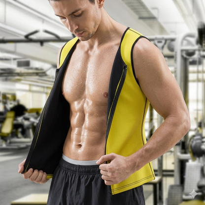 Chaleco deportivo con efecto sauna para hombre y mujer